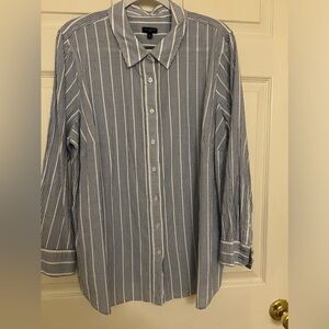 Talbots textured weave blouse